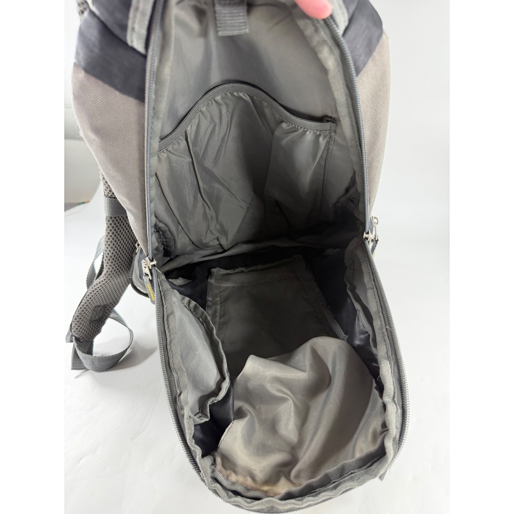 Outdoor Products 26L Backpack Black Gray Yellow Hiking Daypack Travel Bag - Picture 4 of 7